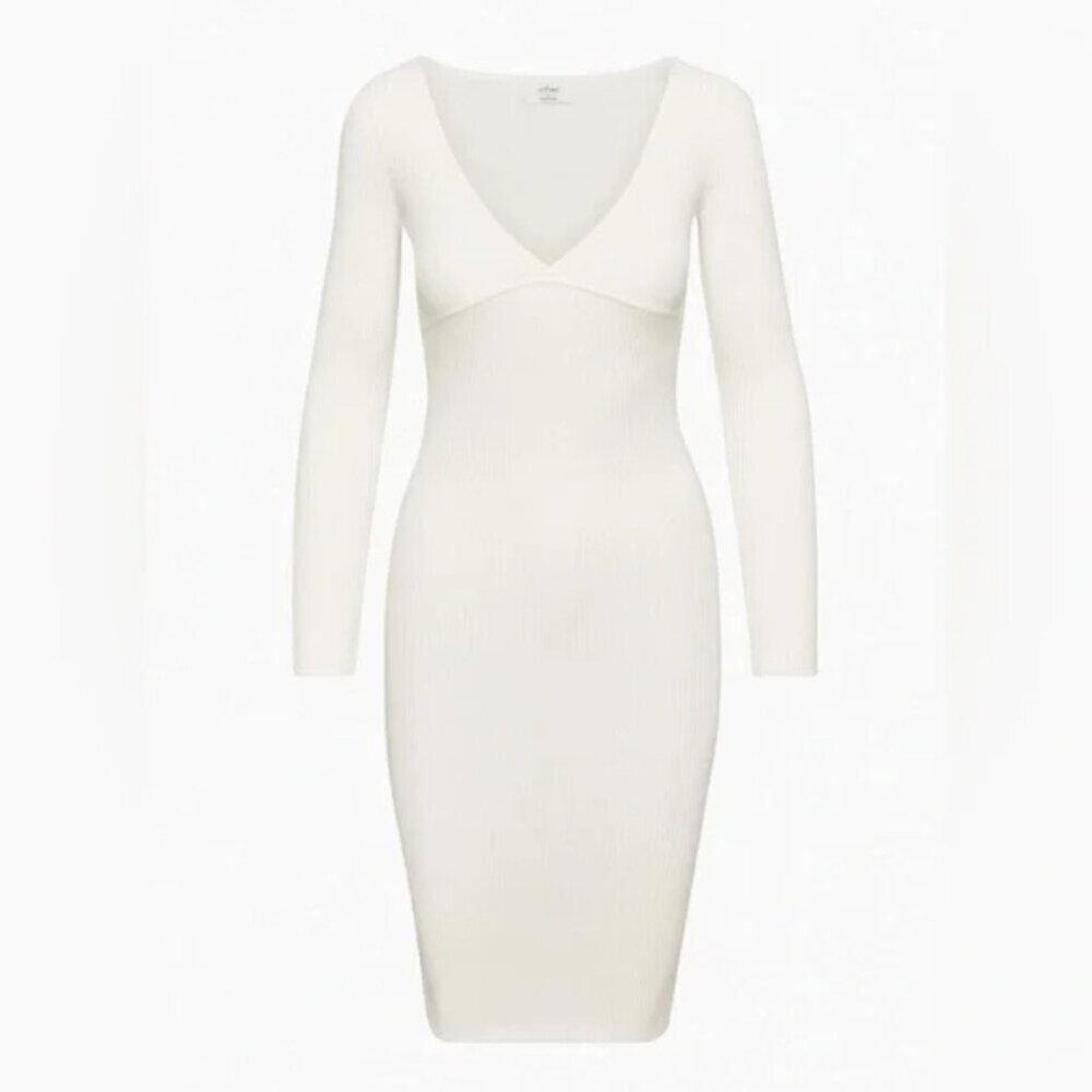 Aritzia White Midi Dress